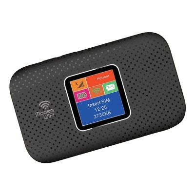 4G Portable Router with SIM Card Slot, Mobile Hotspot, Portable Travel Routers Support 10 Users 300Mbps 3000mAh Type C Powered for Indoor Outdoor