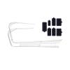 7PCS PC + Silicone Dust Plugs  ABS Anti-Dust Cover for PS5 Game Console Protecting view 1