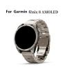 22mm Titanium strap for Garmin Fenix 8 AMOLED 47mm Fenix 7 6 MARQ series titanium alloy quick fit Watch Band(Grey,For MARQ Aviator (Gen 2)) view 3