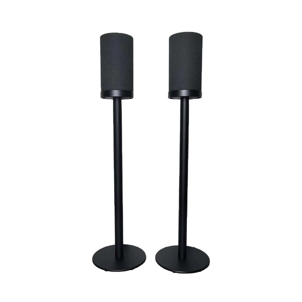 Speaker Stands Compatible with Sony SA-RS5 Home Surround Sound System(only Stand)The Speaker Floor Stand can Hide The Power Cord and is Made of Aluminum Alloy MaterialBlack Pair