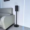 Speaker Stands Compatible with Sony SA-RS5 Home Surround Sound System(only Stand)The Speaker Floor Stand can Hide The Power Cord and is Made of Aluminum Alloy MaterialBlack Pair view 3