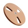 1/4 7 Inch Empty Tape Reel, Aluminum Alloy 3 Holes Nab Take Up Reel, Open Reel Sound Tape Empty Reel for TEAC (BONKZEBUwbkuem38yv-13) view 4