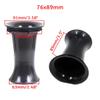 2Pcs Speaker Port Tube, 76mm x 89mm Subwoofer Bass Reflex Tube Woofer Port Tube Vent, for Car DJ Speaker HiFi Home Theater Professional Audio Woofer view 2