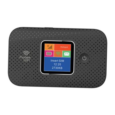 4G LTE Mobile Hotspot, Device Portable Travel Routers SIM Card Router Unlocked Hotspot Router, 300Mbps 10 User Color Screen for Europe Africa Asia Middle East