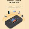 4G LTE Mobile Hotspot, Device Portable Travel Routers SIM Card Router Unlocked Hotspot Router, 300Mbps 10 User Color Screen for Europe Africa Asia Middle East view 3
