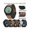 Quick fit 26mm 22mm Band for Garmin Fenix8/7X/6X/5X Silicone Leather Bracelet for Fenix7/6/5/MARQ Series strap(22mm Black(feinx8 47mm/7/6/5/935)) view 2