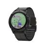 Quick fit 26mm 22mm Band for Garmin Fenix8/7X/6X/5X Silicone Leather Bracelet for Fenix7/6/5/MARQ Series strap(22mm Black(feinx8 47mm/7/6/5/935)) view 3