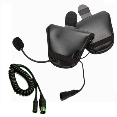 The Helmet Shop Half Helmet Headset Compatible with 5-Pin Honda Goldwing, Yamaha, and Kawasaki Audio Systems | Fits Most Half Helmets | Ear Protection from Wind Noise and Cold Weather