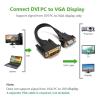 ACGTUY Active DVI-D Dual Link 24+1 Male to Female Video with Flat Cable Adapter Converter Black (E0207) view 3