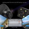 Rear View Mirror Camera, Mirror Dash Cam, Backup Camera Mirror 4.3 Inch 1080P Front Rear Camera G Sensor Anti Shake Smart Rearview Mirror for Driving Car Parking view 3
