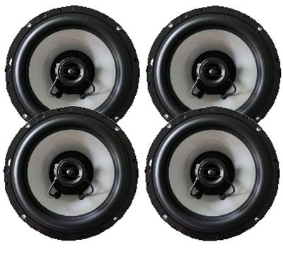 2 Pair Hertz Coaxial 2 Way 6.5 inch 100 Watts Speakers 6.5" UV Resistant Marine