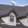 Satellite Short Mount Satellite Internet Pole Roof Mounting Bracket Stainless Steel Short Wall Mount Kit with Adapter view 2