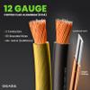 GEARit 12 Gauge Speaker Wire, Speaker Cable 100ft for Car Audio, Home Theater, CCA(Black Yellow) view 3