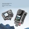 Action Camera Cage for OSMO Action 4, Aluminum Alloy Protective Vlogging Camera Frame with Integrated Cold Shoe Mount and 1/4 Inch Screw view 3