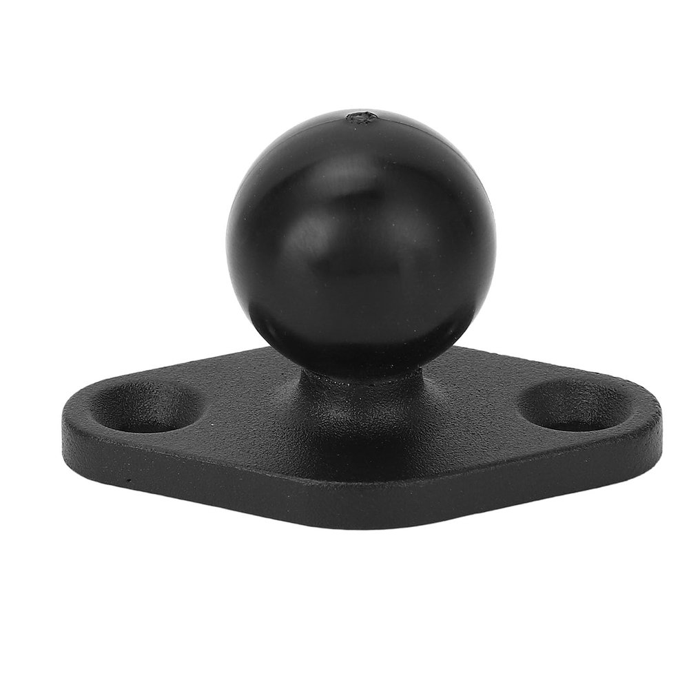 Sunicon 1 Ball Mount with Aluminum Alloy Square Plate, Aluminum Alloy Rubber Universal Electronic Device Mounting Base with AMPS Hole