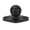 Sunicon 1 Ball Mount with Aluminum Alloy Square Plate, Aluminum Alloy Rubber Universal Electronic Device Mounting Base with AMPS Hole view 1