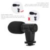 ciciglow Mini Microphone for Video Record, High Performance ABS Material, Windproof Sponge, 1/4 Inch Screw, Plug and Play, 3.5mm Jack, Lightweight Design view 3