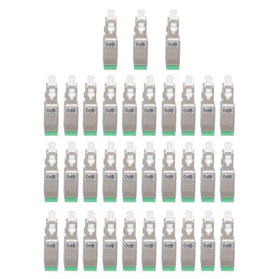 Fydun 33 Pcs SC UPC Male to SC Female Adapter Angled PC Low Loss Fiber Optic Converter for Various Environments