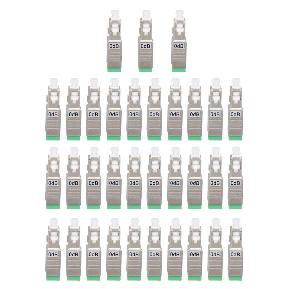 Fydun 33 Pcs SC UPC Male to SC Female Adapter Angled PC Low Loss Fiber Optic Converter for Various Environments