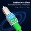 Fydun 33 Pcs SC UPC Male to SC Female Adapter Angled PC Low Loss Fiber Optic Converter for Various Environments view 3