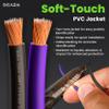 GEARit 16 Gauge Speaker Wire, Speaker Cable 100ft for Car Audio, Home Theater, CCA(Black Purple) view 2