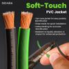 GEARit 18 Gauge Speaker Wire, Speaker Cable 100ft for Car Audio, Home Theater, CCA(Black Green) view 2