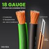 GEARit 18 Gauge Speaker Wire, Speaker Cable 100ft for Car Audio, Home Theater, CCA(Black Green) view 3