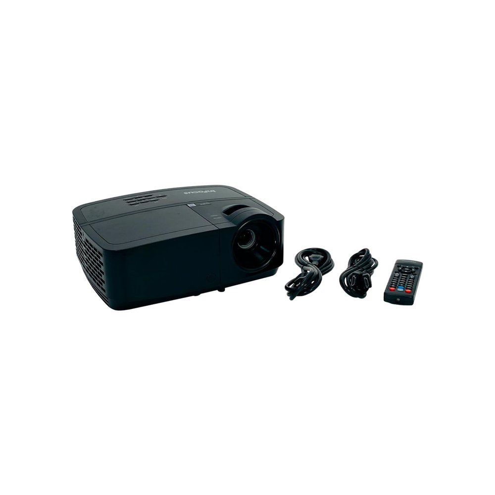 InFocus IN2124x XGA Professional Network Projector 4200 Lumens Full HD 3D HDMI, Bundle Remote Control Power Cord HDMI Cable