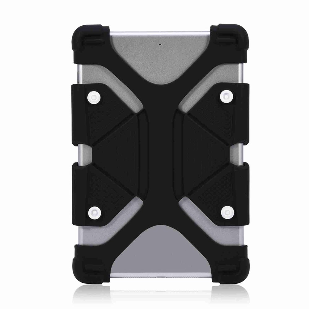 Adjustable Silicone CASE Protector Washable Universal Tablet Cover Protective Portable for Various Brands 9 12 INCHES Tablets (7.9-9 inches)