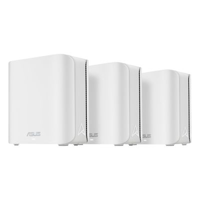 ASUS ZenWiFi BD4 (3-Pack) Dual-Band WiFi 7 Mesh, 3600 Mbps, 6500 sq.ft, Dual 2.5G Ports, Security and Parental Controls Included, Smart Home Master SSIDs