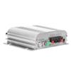 Car Amplifier 12V 2.0 Heavy Bass Hi Fi 2.1 Channel Stereo Audio Mini AMP for Car Motorcycle Boat Silver view 3