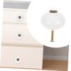 WOONEKY 2pcs Round Drawer Handle Single Hole Cabinet Knobs Dresser Pulls for Kitchen Furniture view 3