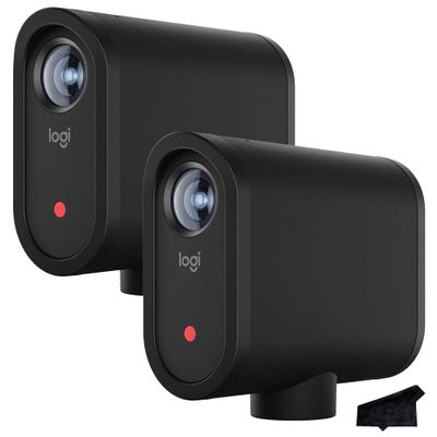 Logitech Mevo Start Wireless Live Streaming Camera For Creators with Signature Series Cloth | 1080p HD Video with App Control, Stream Via LTE or WiFi, Multi-Cam Compatible, Internal Mics