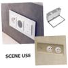 SOESFOUFU 2pcs Electrical Outlet Covers Thickened Splash Socket Protection for Bathrooms Hotels Homes Adhesive for Wall Types Safe Easy to Install view 4