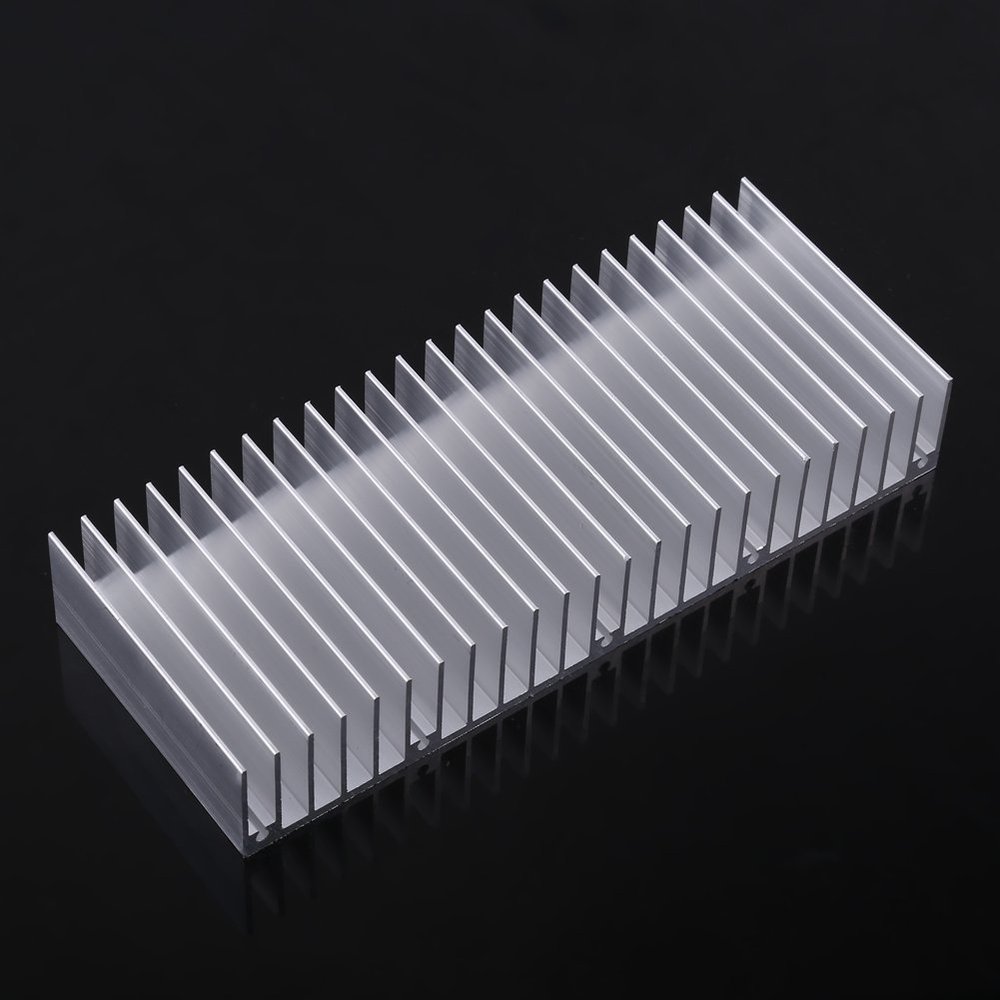 1pc Aluminum Heatsink Cooling Heat Sink Dense 24 Teeth 150mm