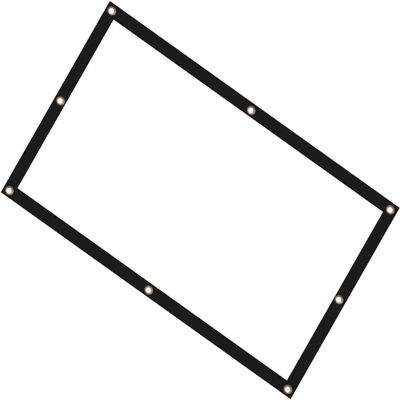 Projector Screen Projector Screen Projector Curtain White Soft Screen Portable(84 Inches)