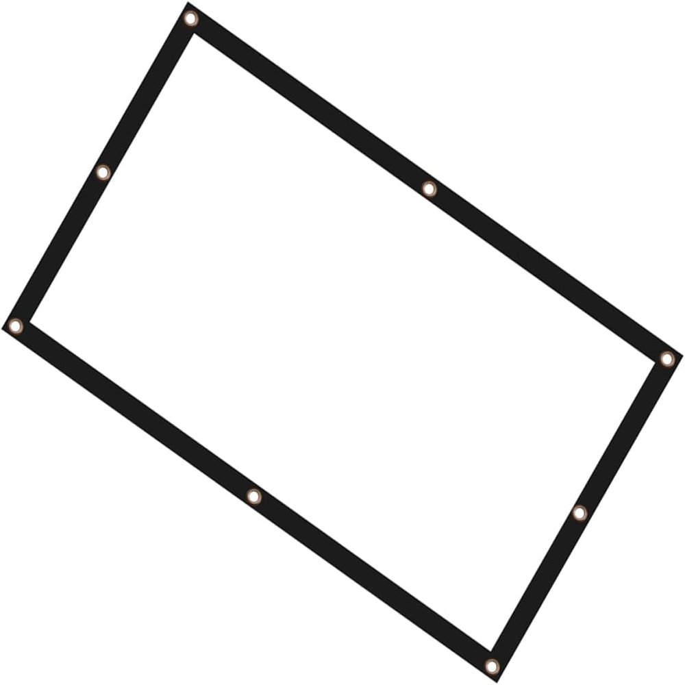 Projector Screen Projector Screen Projector Curtain White Soft Screen Portable(84 Inches)