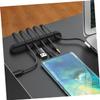 OSALADI Silicone Data Cable Organizer for Desk Cord Management Home Office Organization Compact Storage view 4