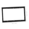 Gatuida Audio Modification Panel Double Din Installation Kit Car Stereo Frame Black Trim Kit view 3