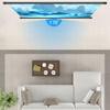 FIEZFEAT Projector Screen Anti Light 16: 9 Hanging Projector Screen 60" 72" Indoor Home Theater Movie Screen, Full HD Projection Screen for Cinema Office Video Game(16:9,60in) view 3