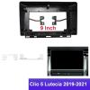 9 Inch Car Frame Fascia Adapter Compatible with Renault Clio 5 Lutecia 2019-2021 Android Radio Audio Dash Fitting Panel Kit Install Mount Kit view 4