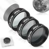 Alstar 1.25" Telescope Moon Filter ND96-0.9 ND96-0.6 ND96-0.3 Kit for Telescope Eyepiece Accessory Reduces Moon Glare and Enhances Lunar Crater Details - 3 Filter Set view 1