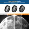 Alstar 1.25" Telescope Moon Filter ND96-0.9 ND96-0.6 ND96-0.3 Kit for Telescope Eyepiece Accessory Reduces Moon Glare and Enhances Lunar Crater Details - 3 Filter Set view 3