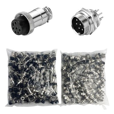 GX16, 7-Pin, Panel-Mount, Circular Connector, Male & Female, 100 Sets
