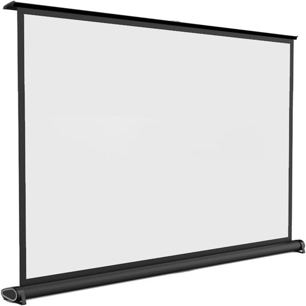 CukUJH Indoor Portable Desktop Projection Screen for Home Business Meeting Teaching Movie Screen(4:03,30inch)