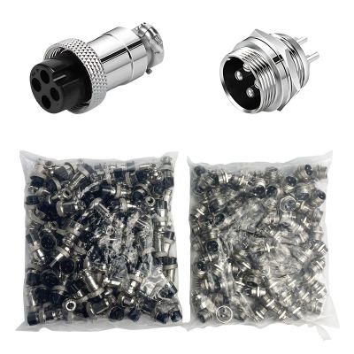 GX16, 4-Pin, Panel-Mount, Circular Connector, Male & Female, 100 Sets