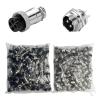 GX16, 4-Pin, Panel-Mount, Circular Connector, Male & Female, 100 Sets view 1