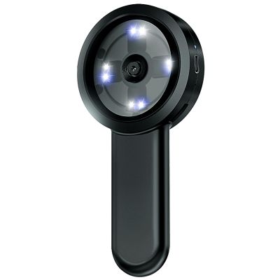 2" Screen Microscope Lightweight Handheld Microscope with 8 LED Ergonomical Microscope Support USB & Memory Card Repair