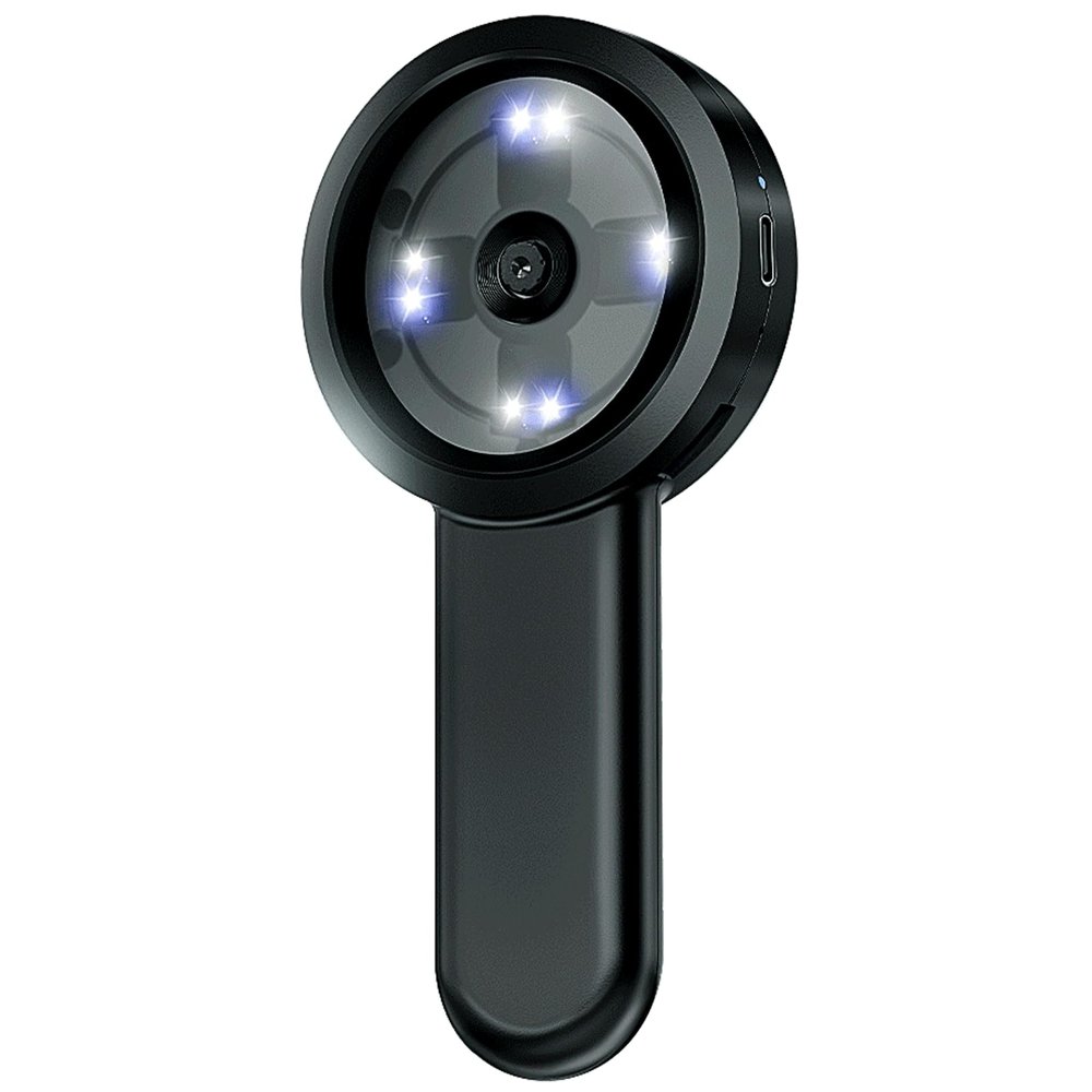 2" Screen Microscope Lightweight Handheld Microscope with 8 LED Ergonomical Microscope Support USB & Memory Card Repair