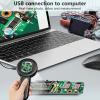 2" Screen Microscope Lightweight Handheld Microscope with 8 LED Ergonomical Microscope Support USB & Memory Card Repair view 2
